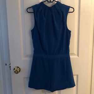 Ted Baker blue romper with neck detail